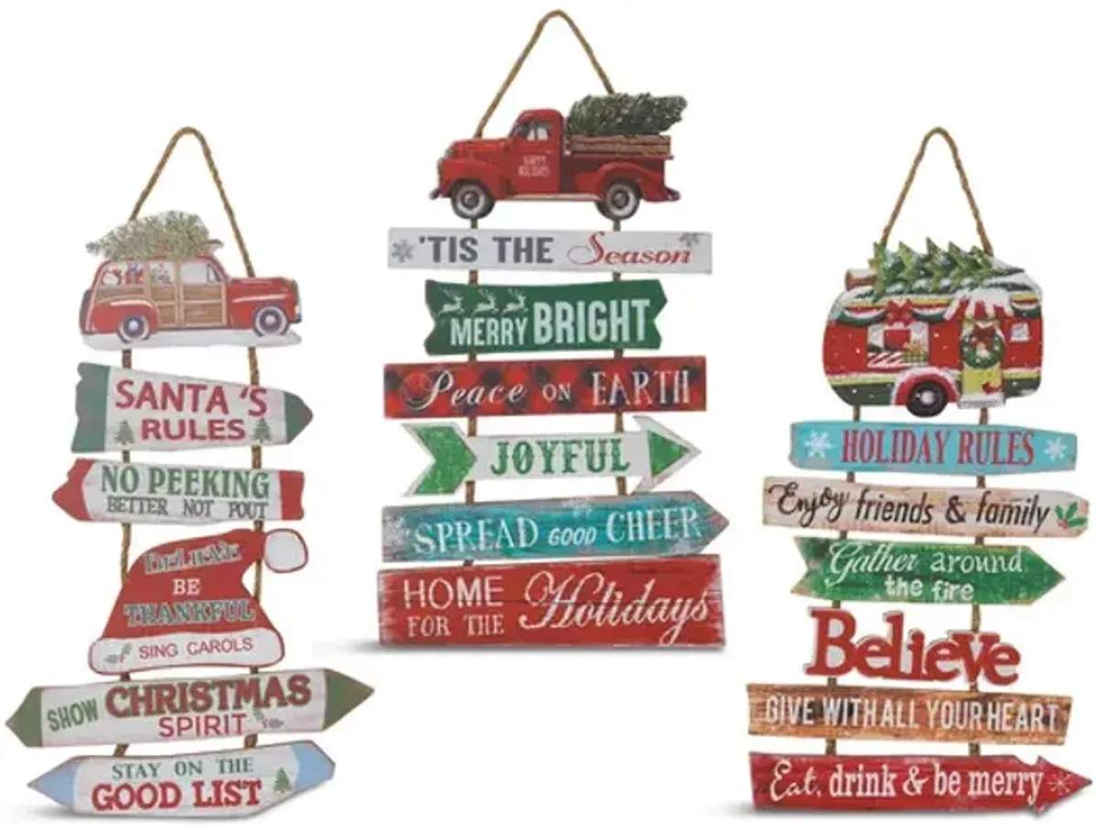 Assorted Directional Signs