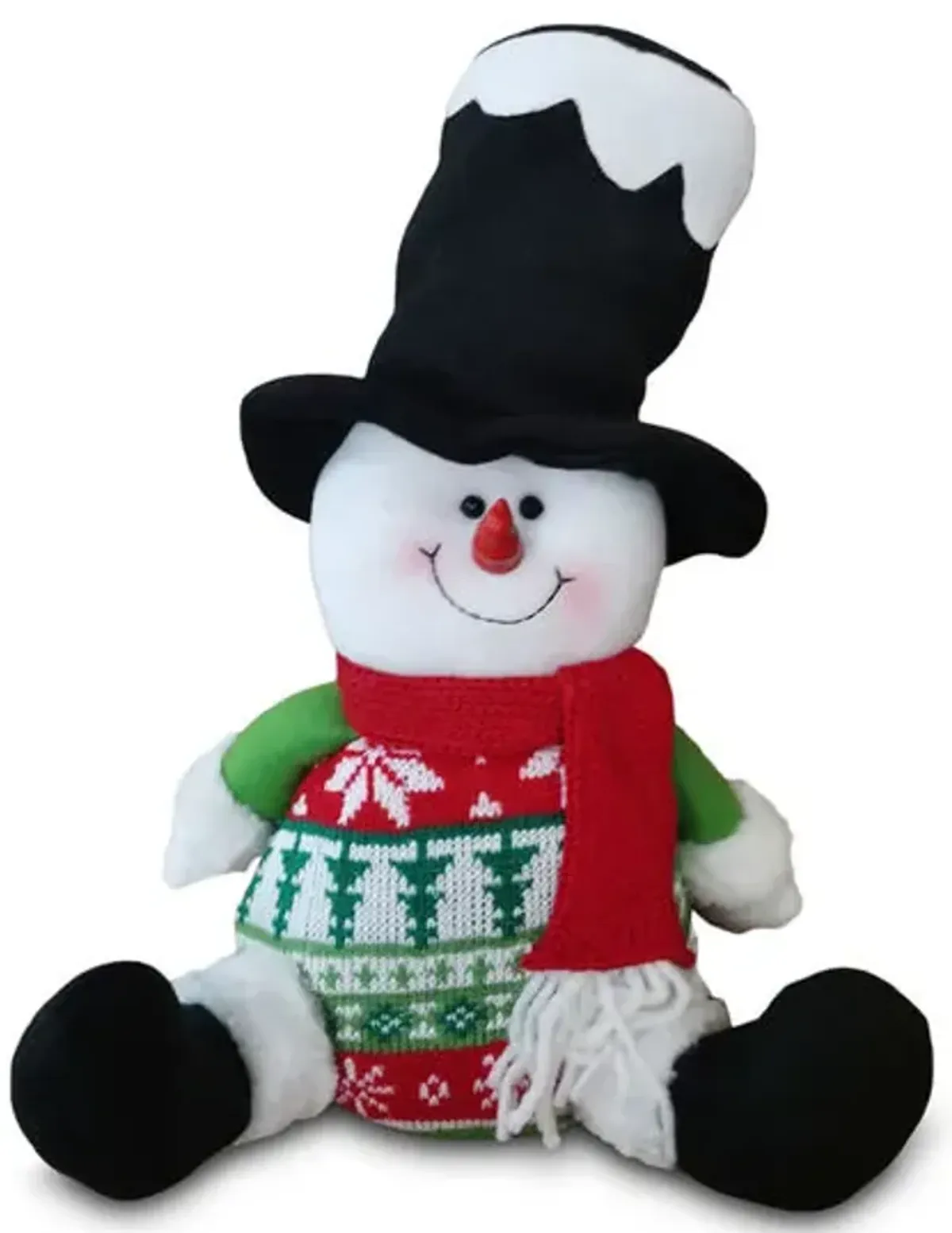 Sitting Snowman