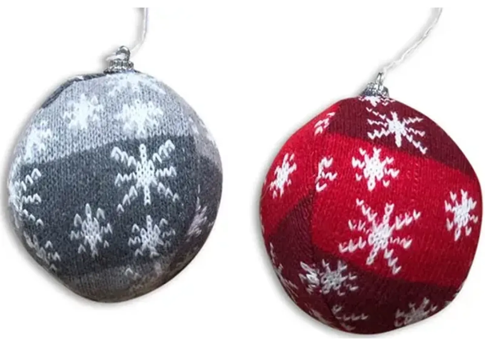 4  Assorted Ball Ornaments