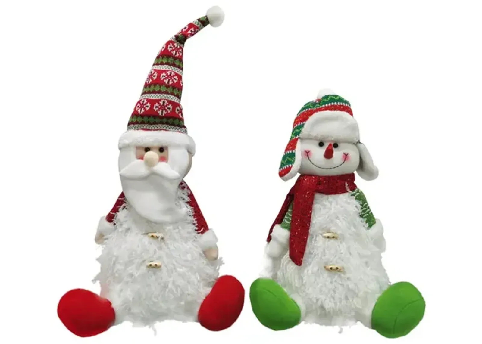 Assorted Santa Snowman Figures