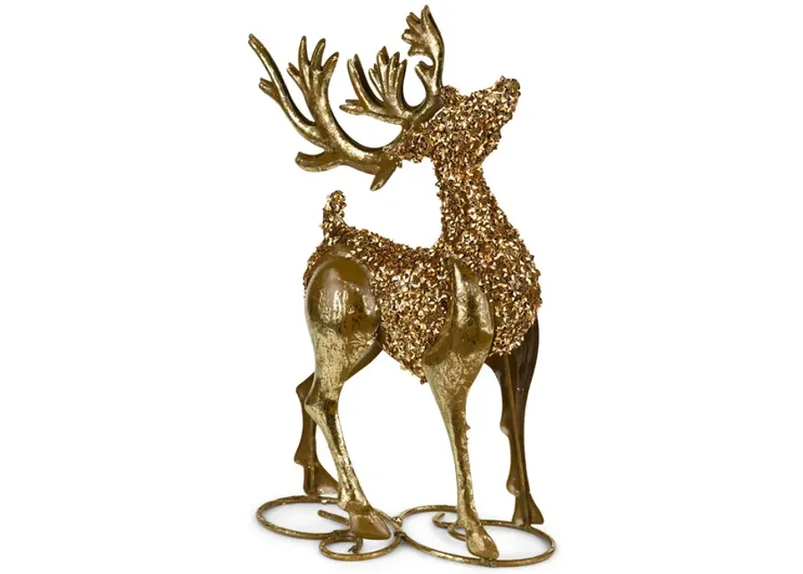 Champagne Gold Deer - Large