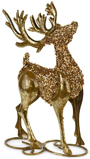 Champagne Gold Deer - Large