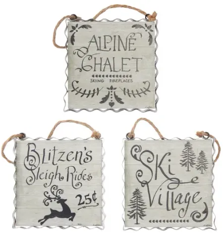 Assorted Alpine Holiday Ornaments