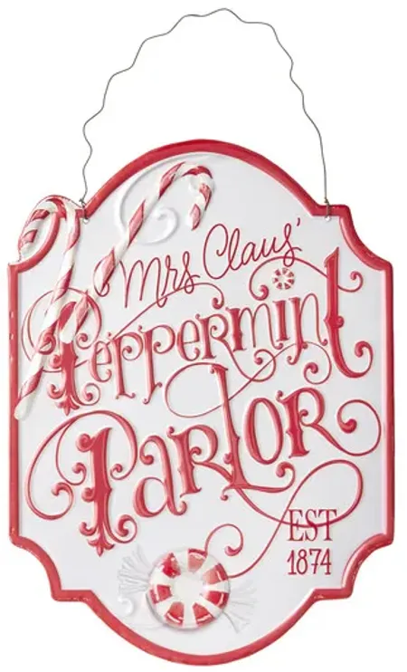 Peppermint Parlor Sign