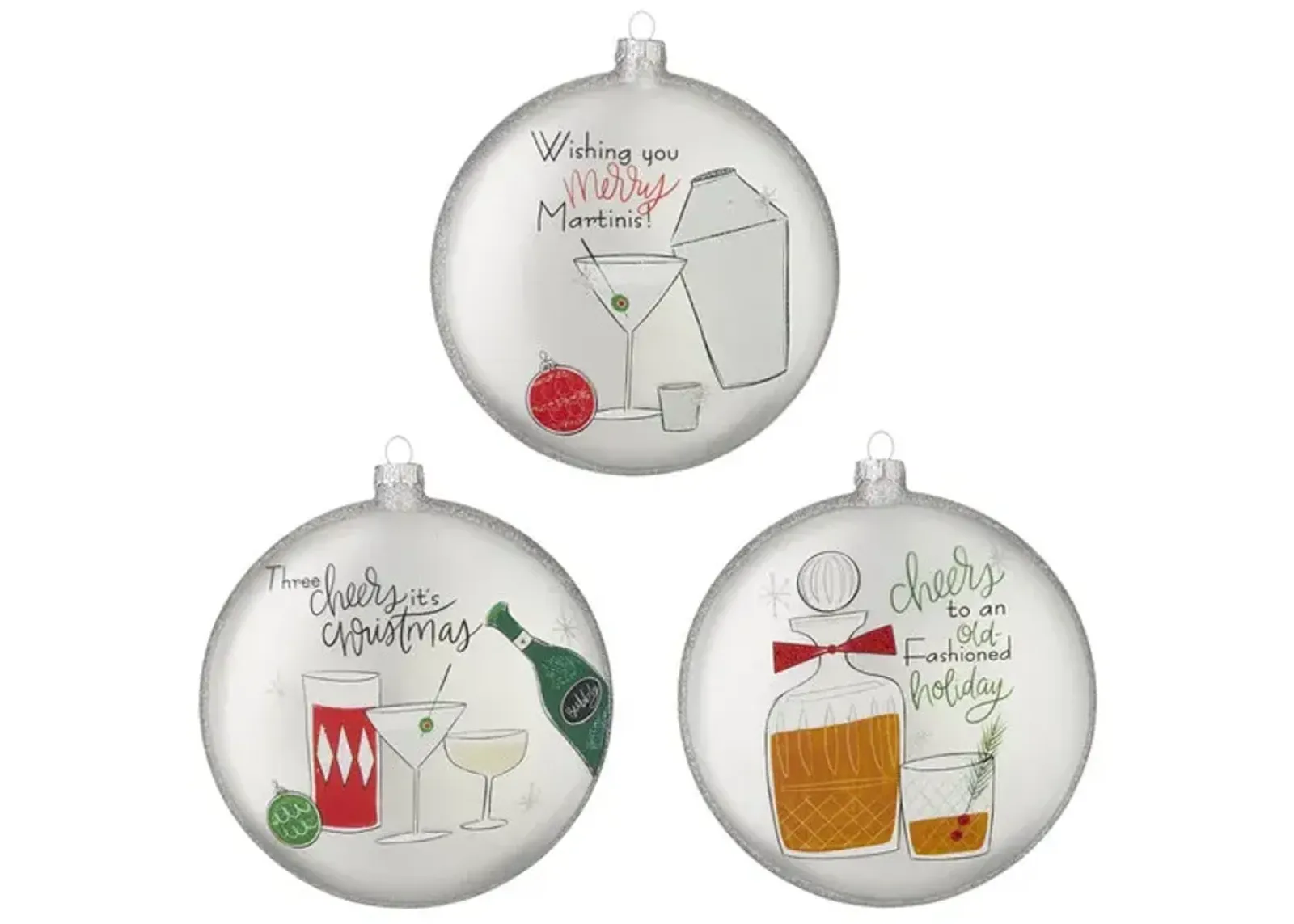 Assorted Holiday Cheer Ornaments