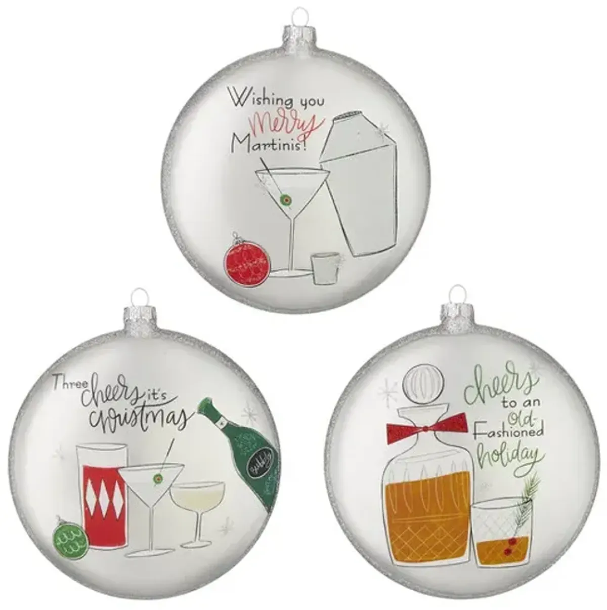 Assorted Holiday Cheer Ornaments