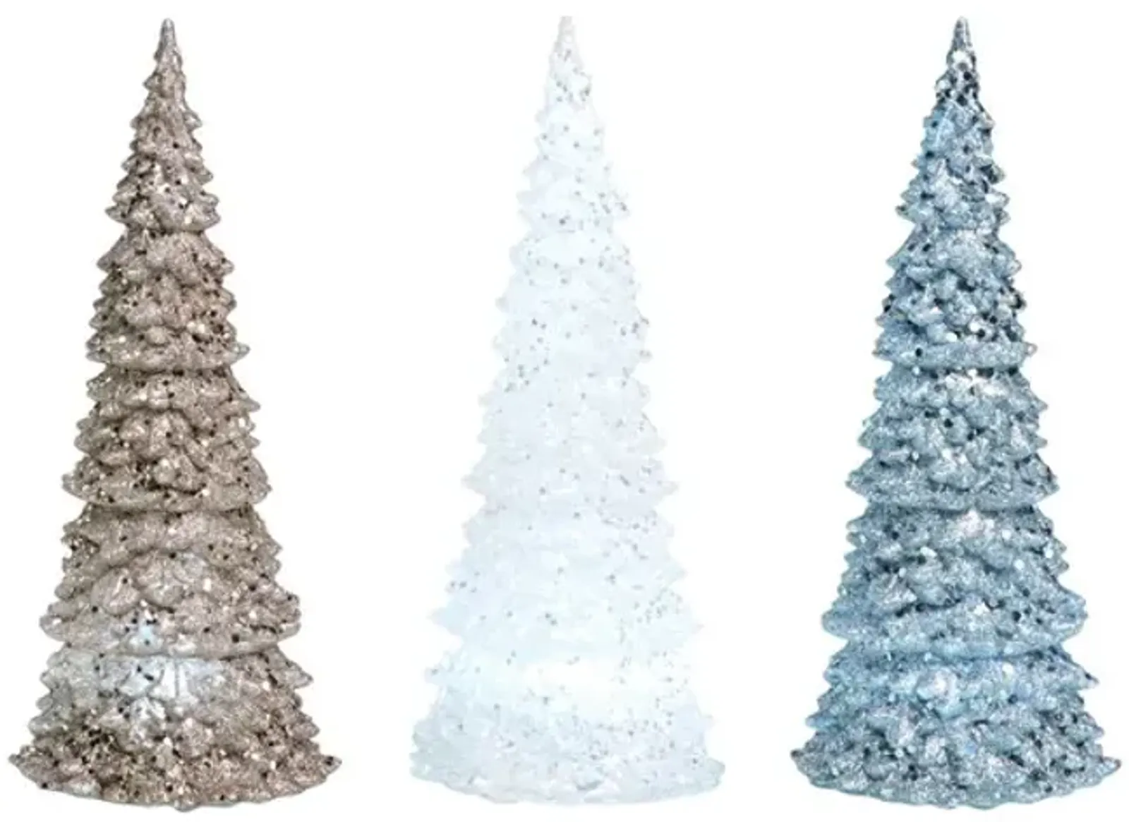Assorted Acrylic Christmas Trees - Large