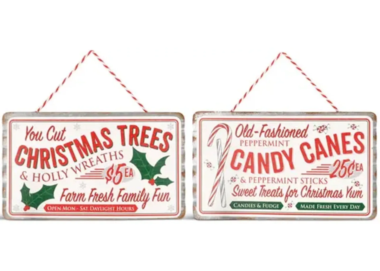 Assorted Christmas Signs