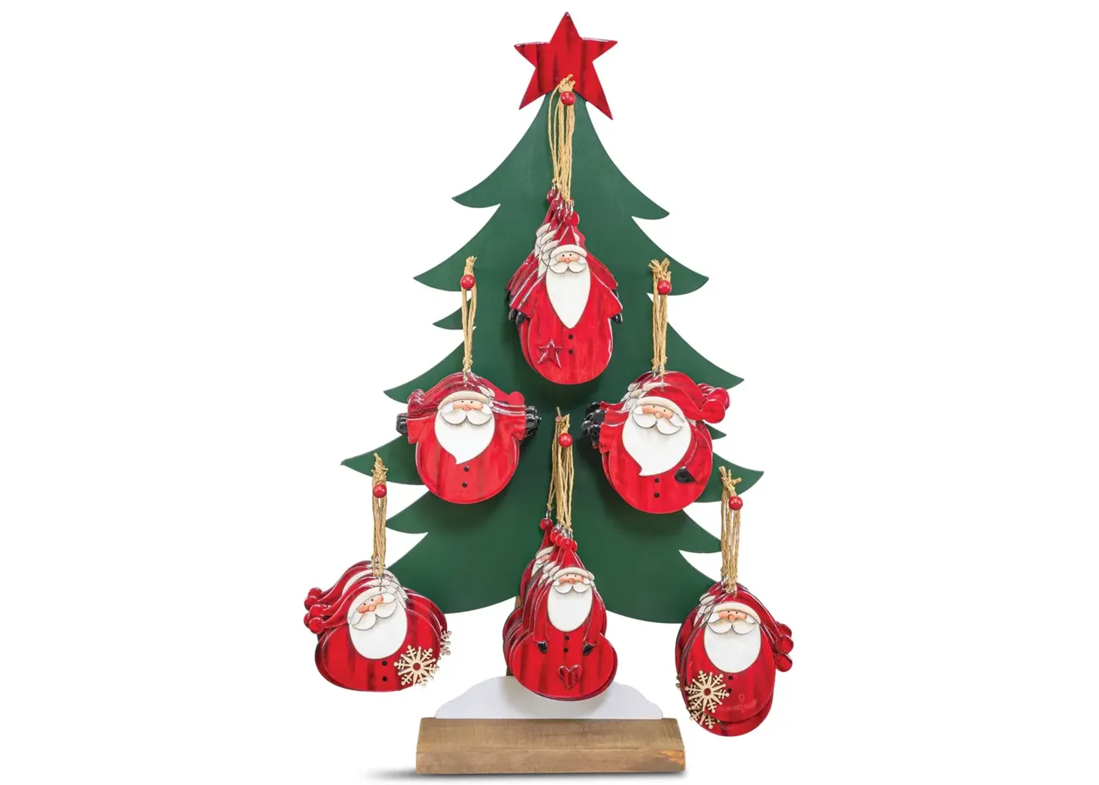 Santa Ornaments