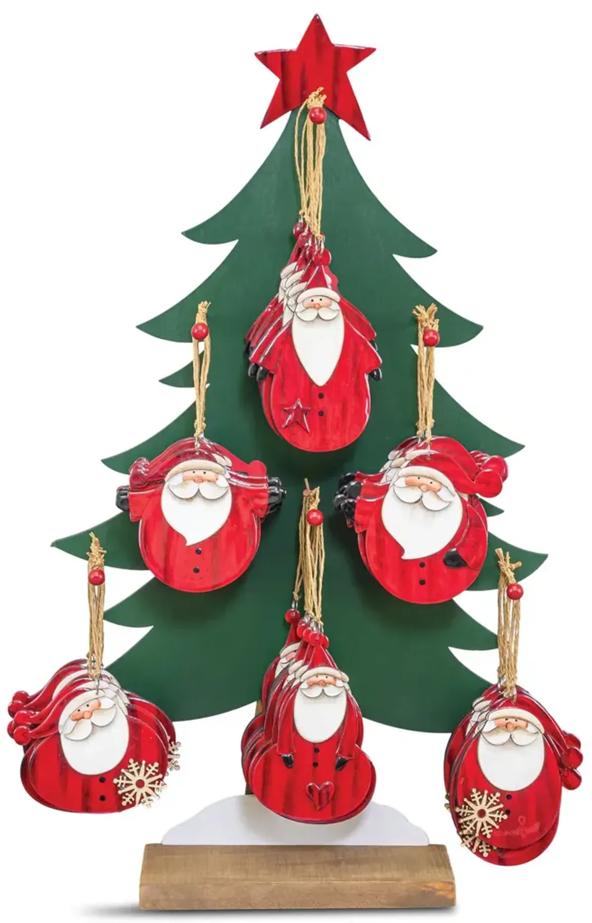 Santa Ornaments