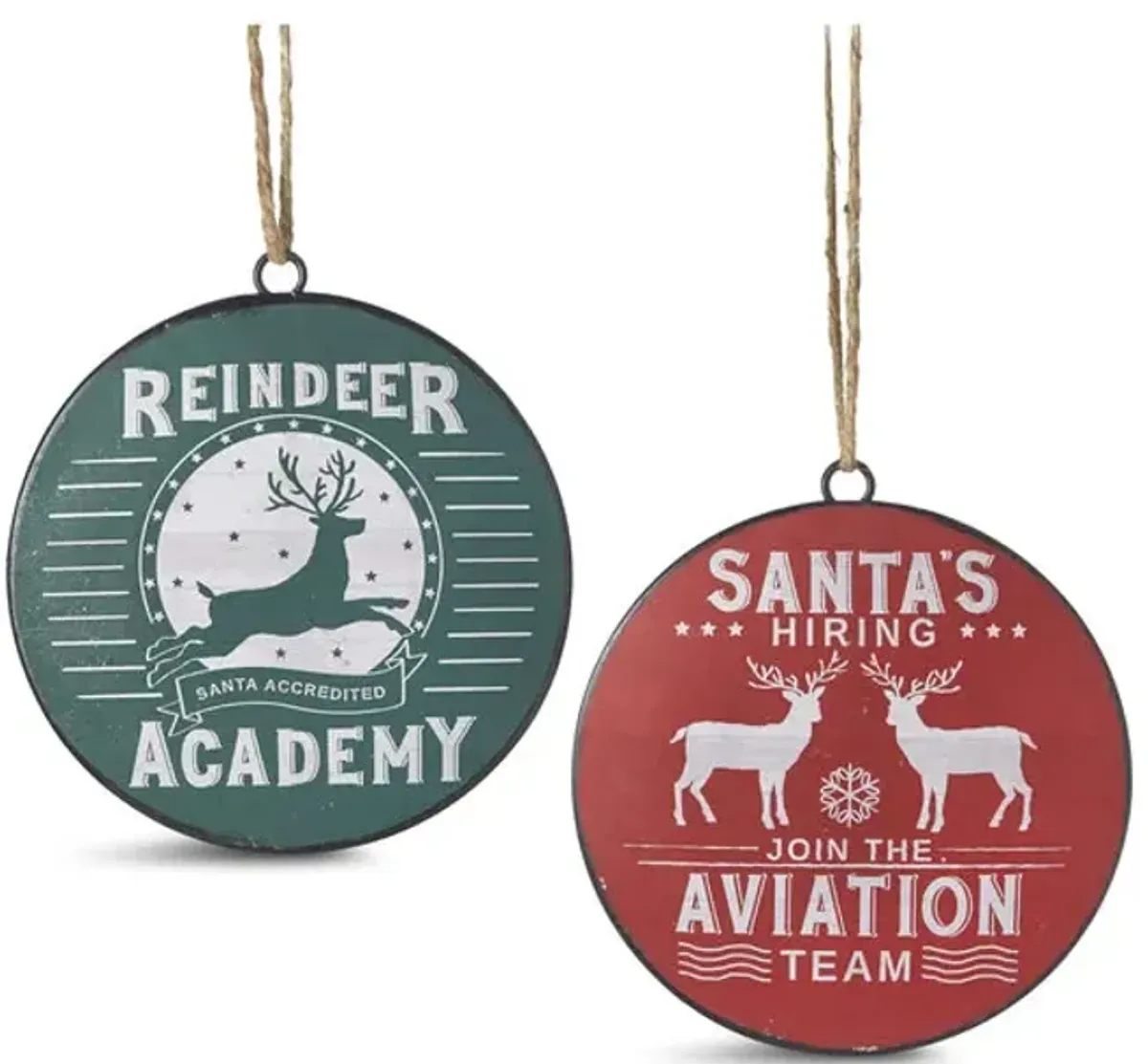 Flight School Disc Ornament