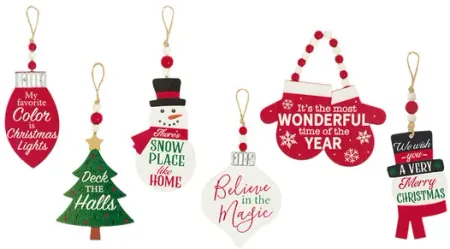 Christmas Sayings Ornaments