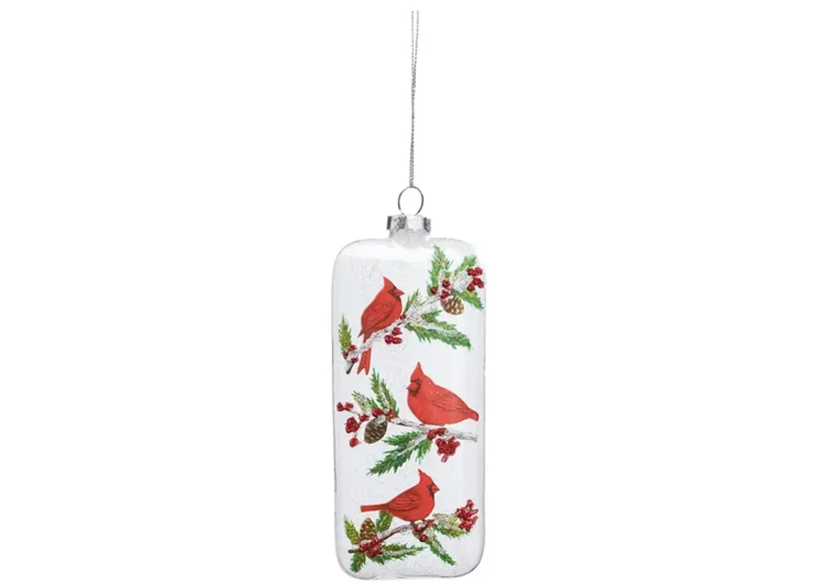 Cardinal Glass Ornament