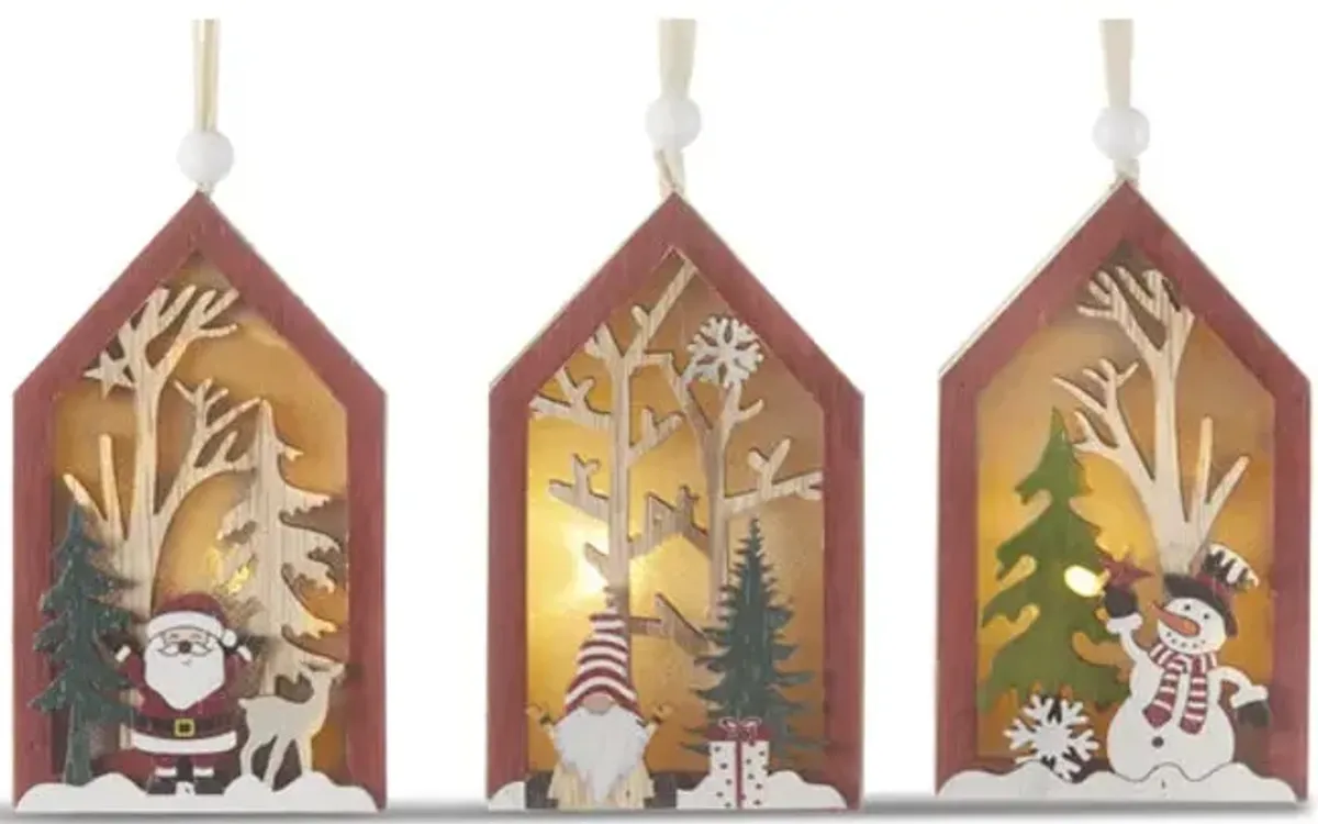 Christmas House LED Ornaments