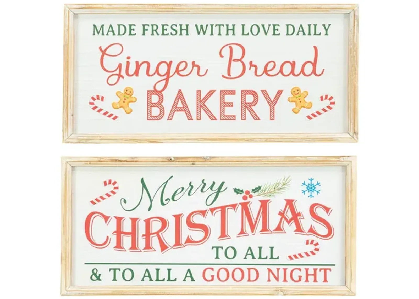 Ginger Christmas Sign