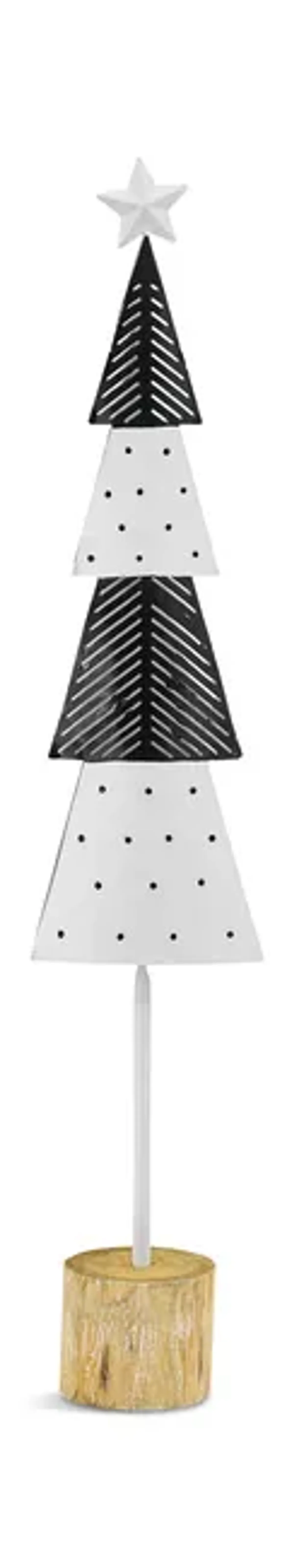 Black And White Metal Tree 22.5 