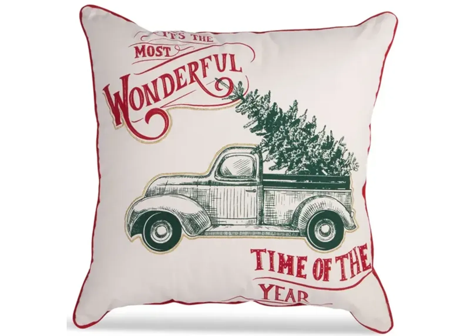 Truck with Tree 20  Pillow