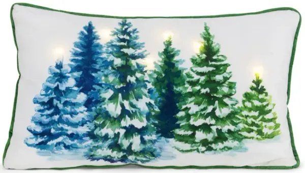Pines Pillow with LED Lights