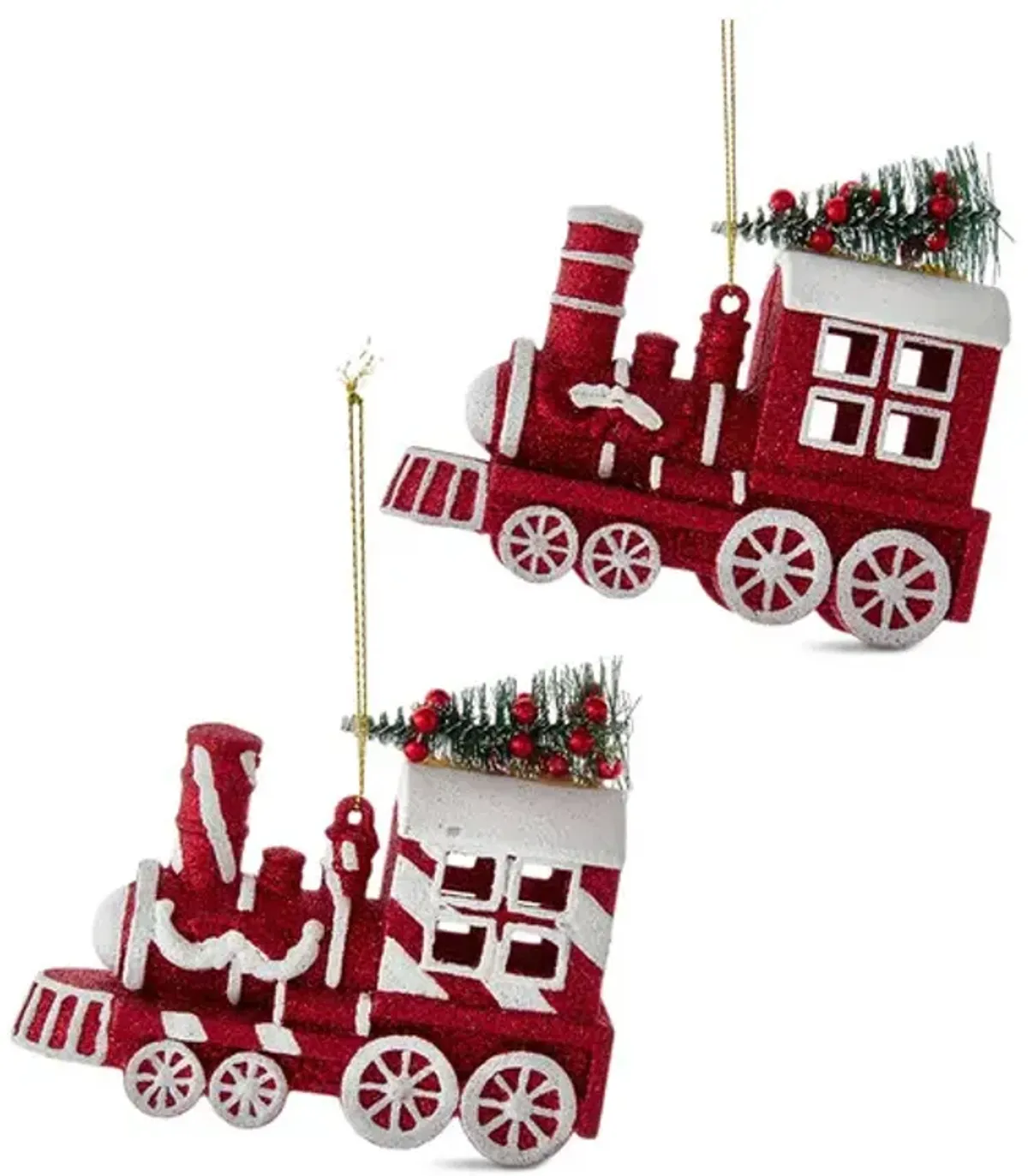 Assorted Locomotive Train Ornaments
