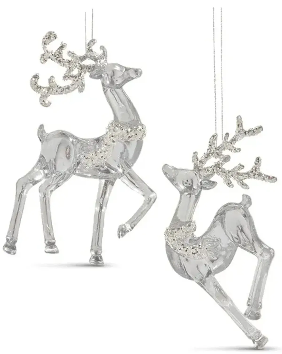 Deer with Glitter Ornament