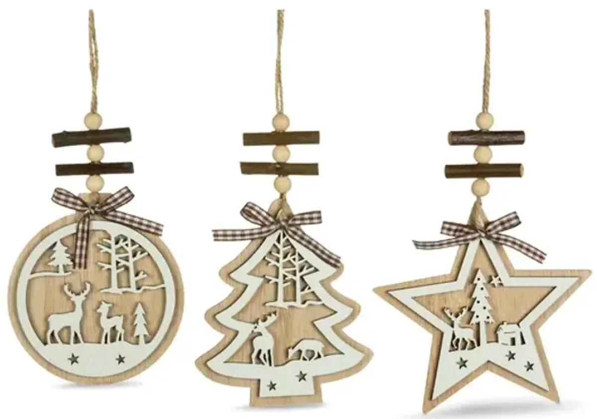 Star Ball Tree Assorted Ornament