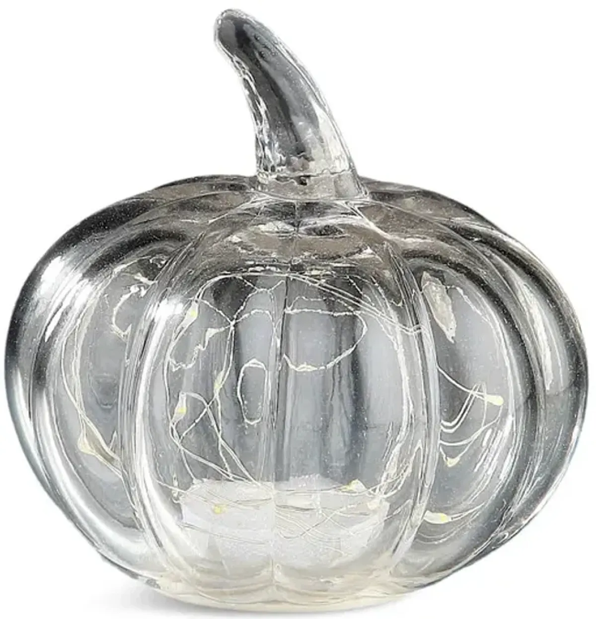 Clear Pumpkin w LED Lights