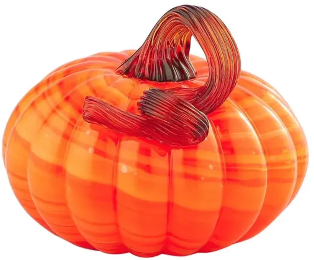 Fused Glass Pumpkin