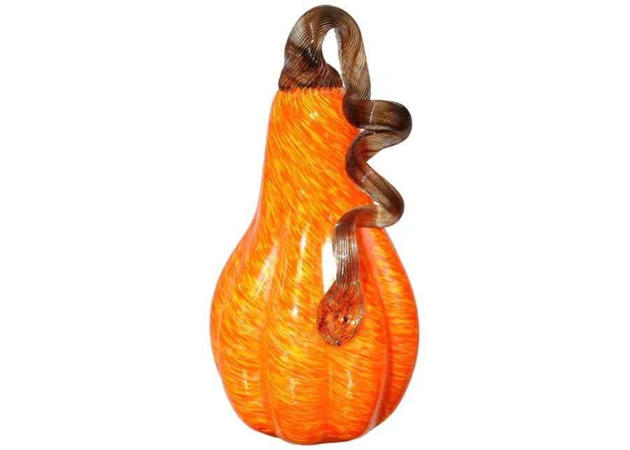 Tall Glass Pumpkin