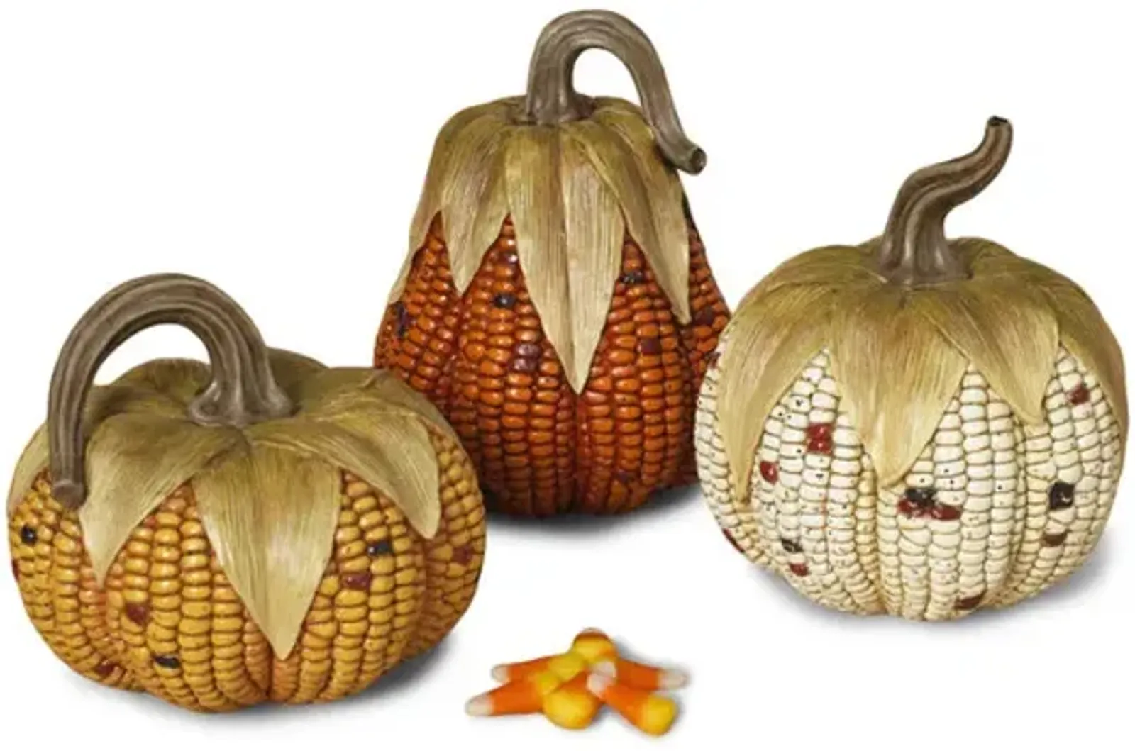 Pumpkin Corn Cob - Assorted Style Each 