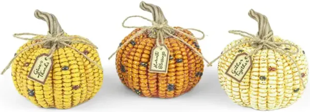 Assorted Corn Pumpkins