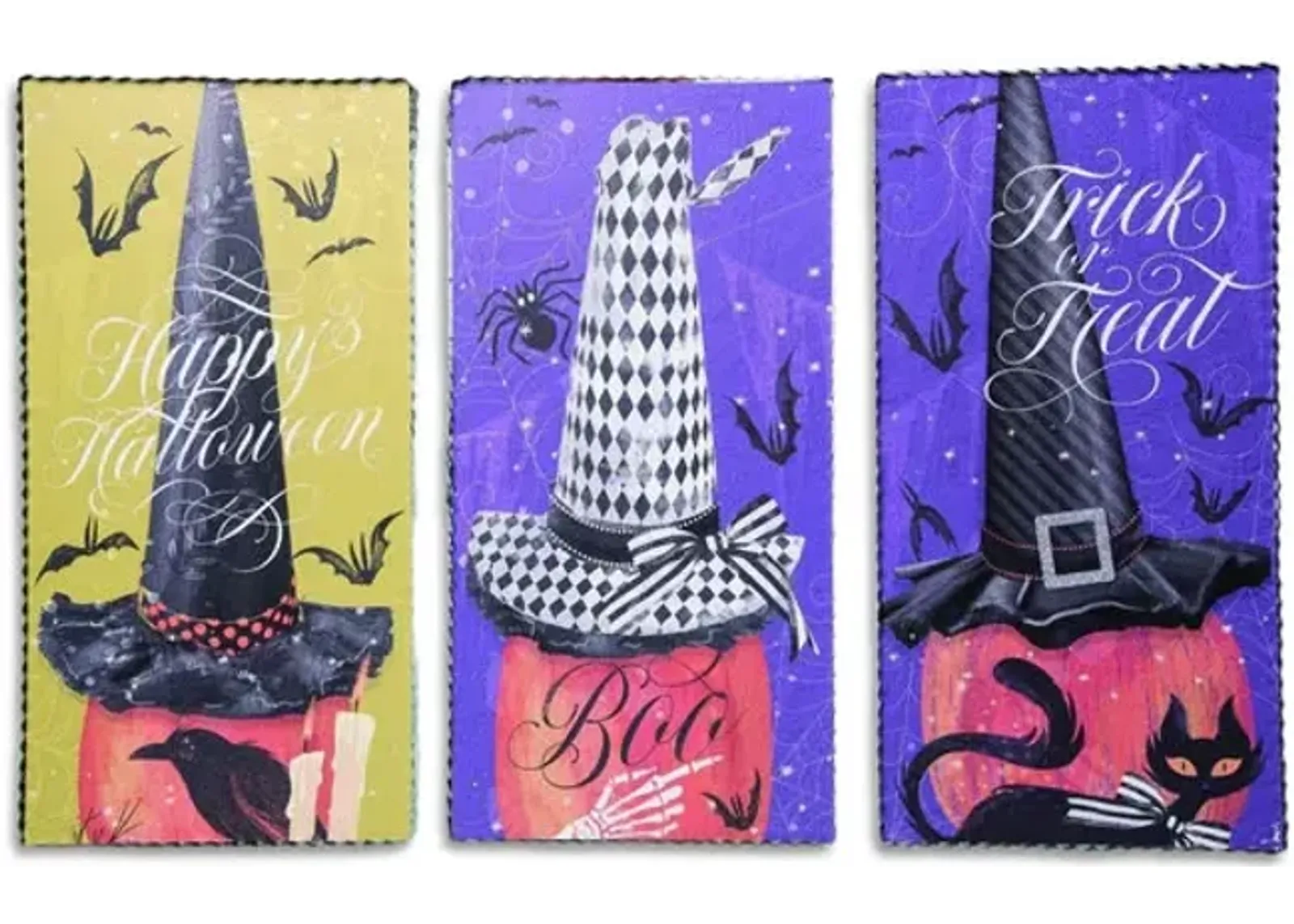 Assorted Witch Hat Wall Decor