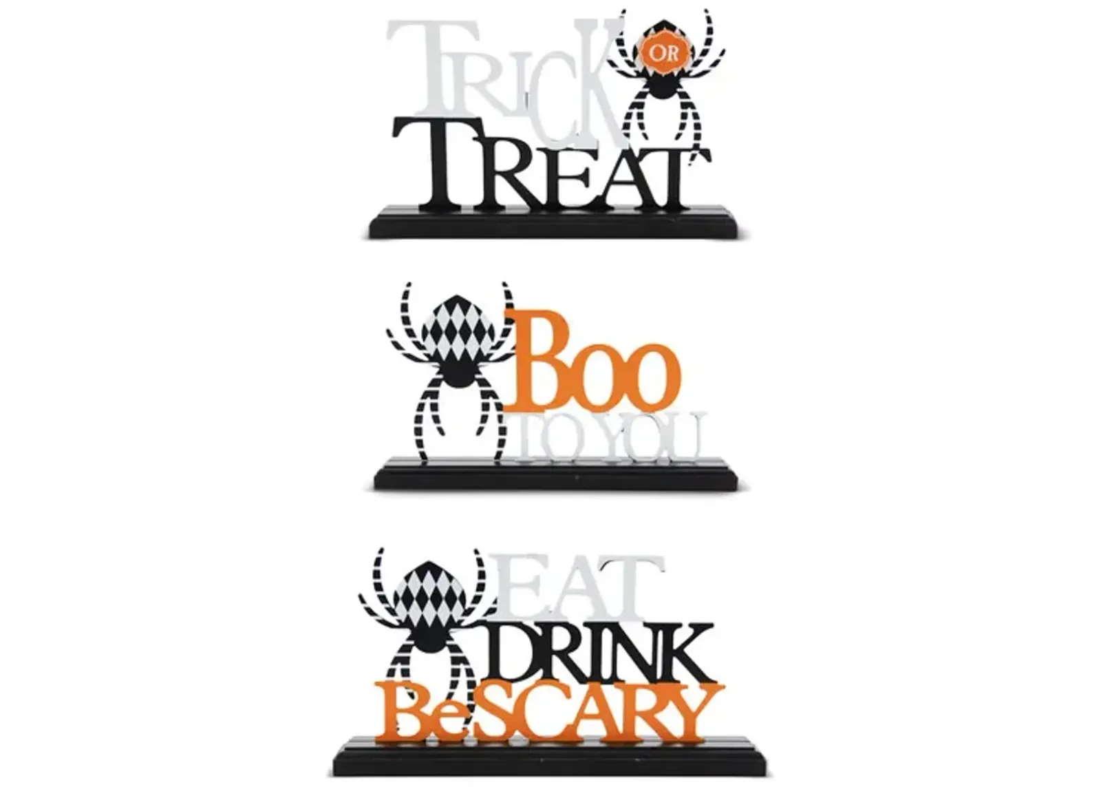 Halloween Table Top Sayings