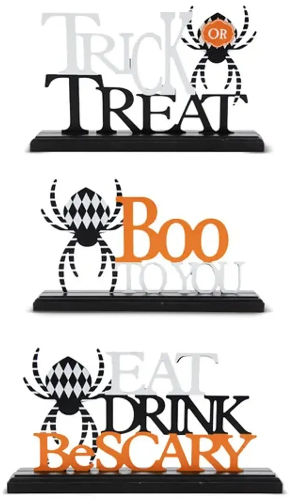 Halloween Table Top Sayings