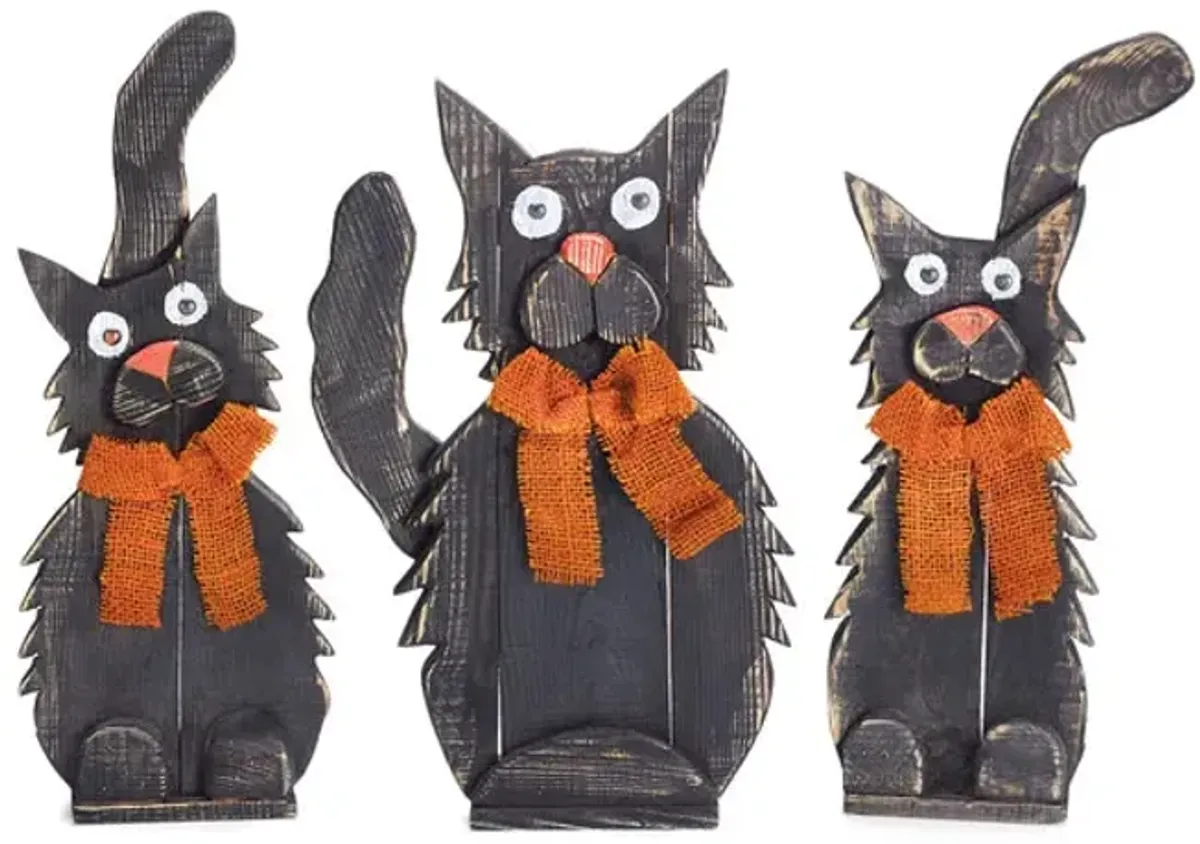 Assorted Wood Cats