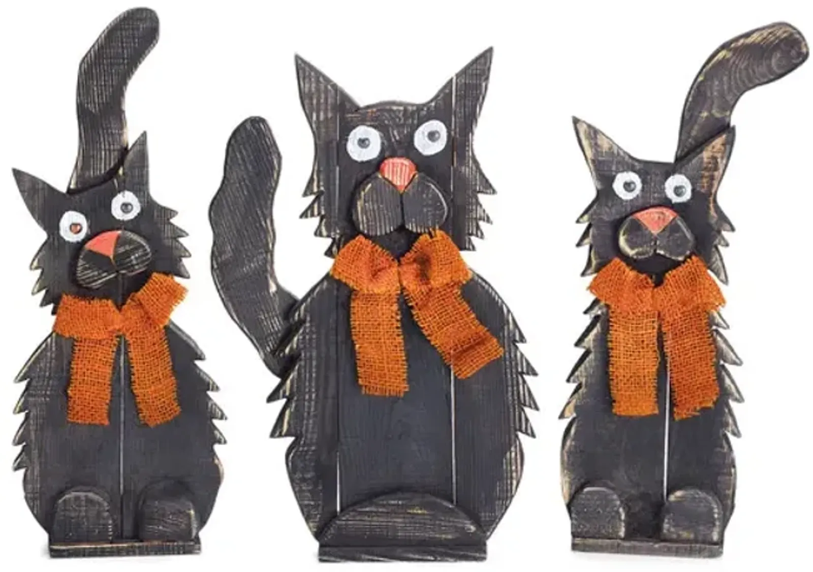 Assorted Wood Cats