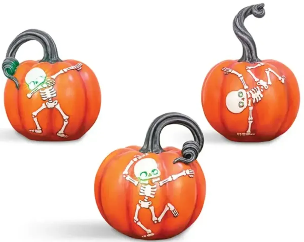 Dancing Skeleton Pumpkin