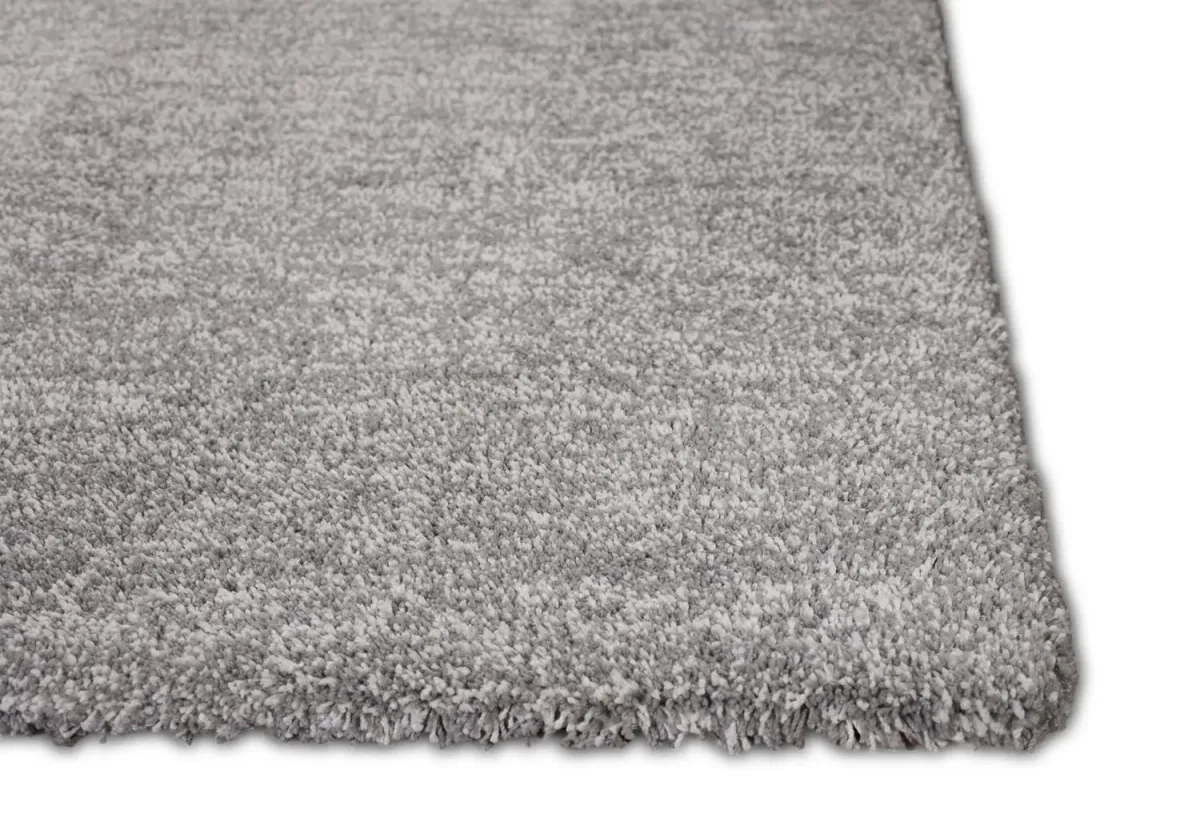 Bliss Shag Heathered Grey 2 3  x 3 9  Area Rug