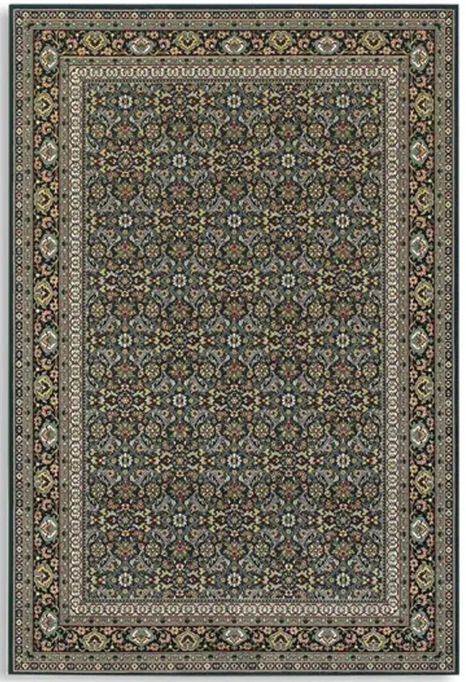 Kashan Sage Area Rug - 1 10  X 3 0 