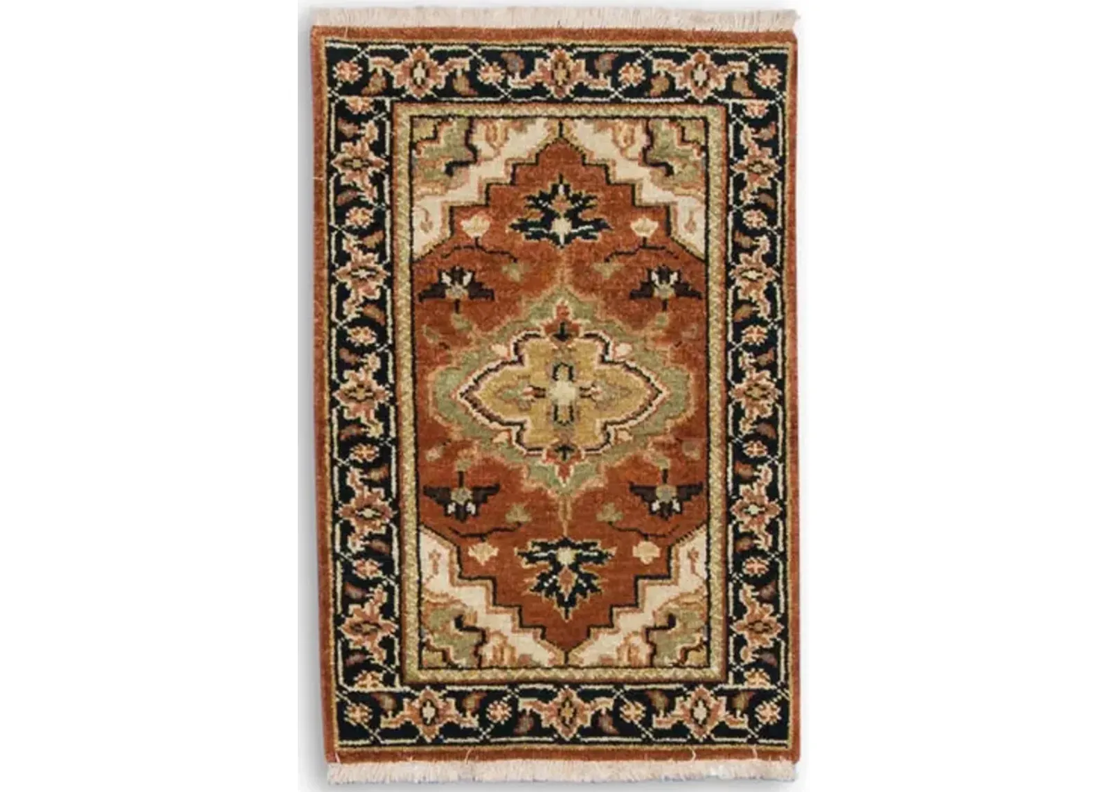 Hand Knotted 1 11  x 2 11  Area Rug