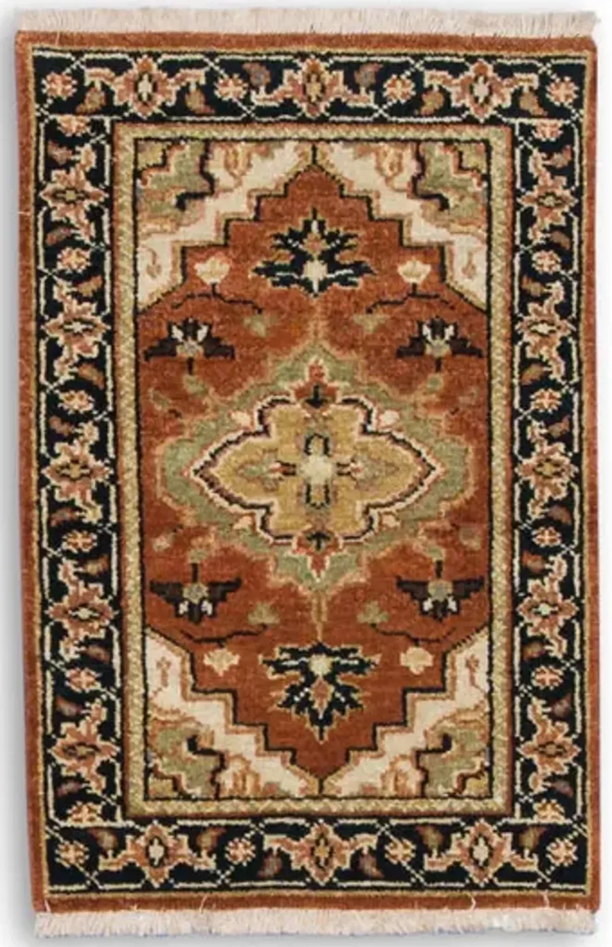 Hand Knotted 1 11  x 2 11  Area Rug