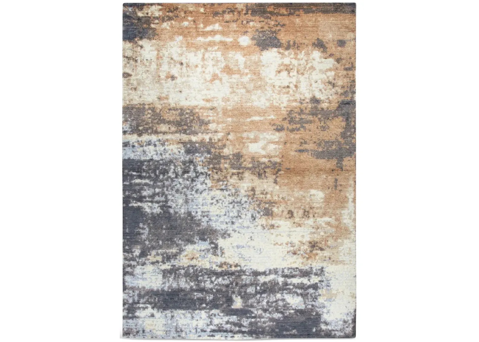 Gossamer Copper Grey Area Rug - 3 0  x 5 0 