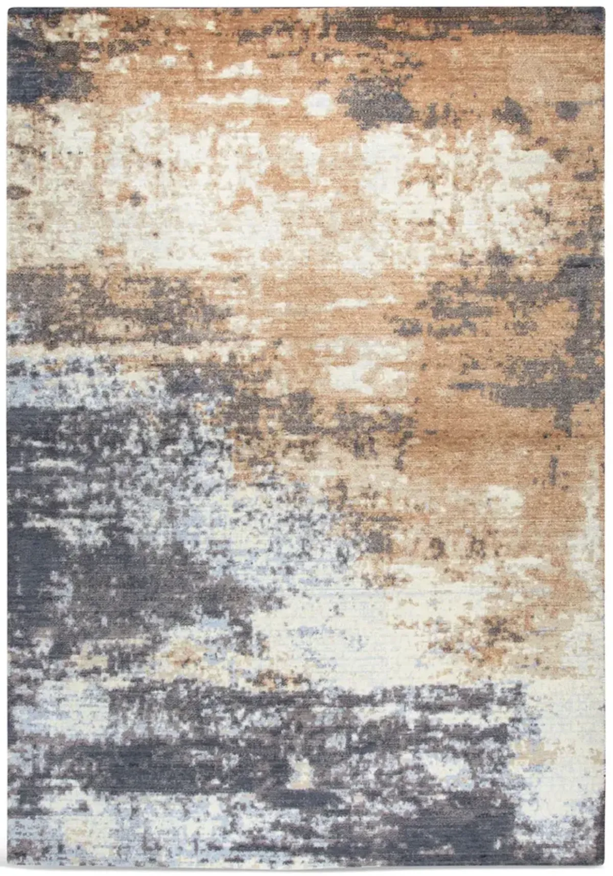 Gossamer Copper Grey Area Rug - 3 0  x 5 0 