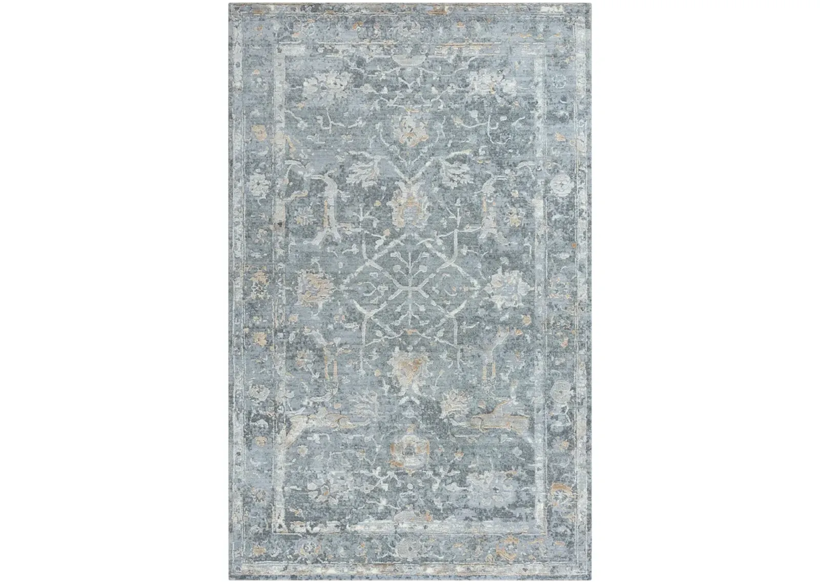 Artistry Border Grey Area Rug - 2 0  x 3 0 