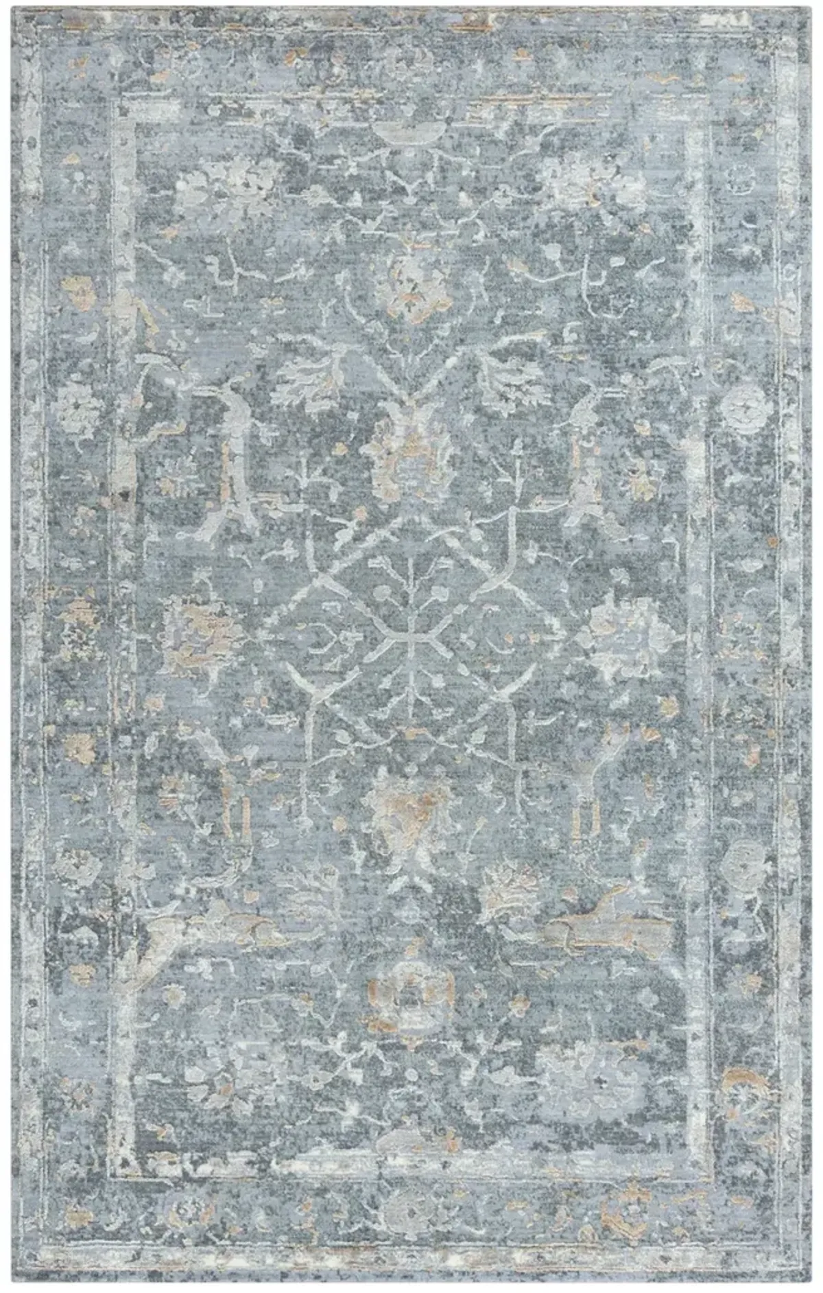 Artistry Border Grey Area Rug - 2 0  x 3 0 