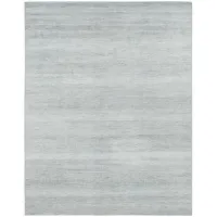 Indore Blue Silver Hand Knotted Area Rug - 2 6  X 4 0 