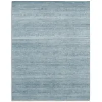Indore Denim Blue Hand Knotted Area Rug - 2 6  X 4 0 