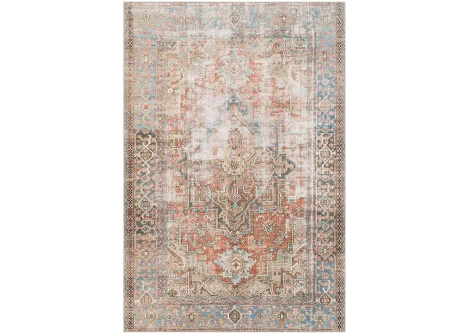 Loren Terracotta Sky Area Rug - 2 3  X 3 9 