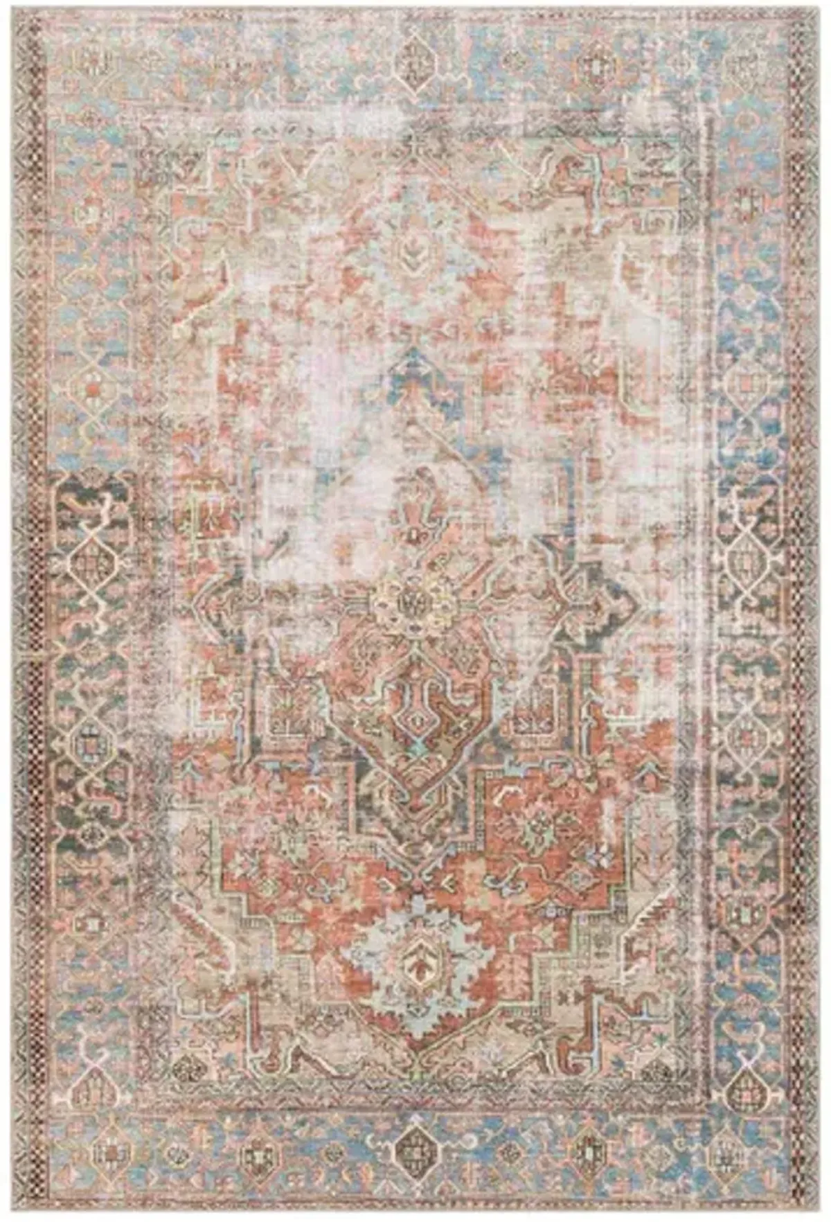 Loren Terracotta Sky Area Rug - 2 3  X 3 9 