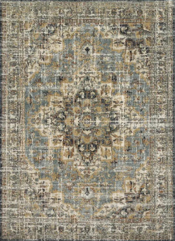 Magnolia Home James Sky Multi Area Rug - 2 7  X 4 0 