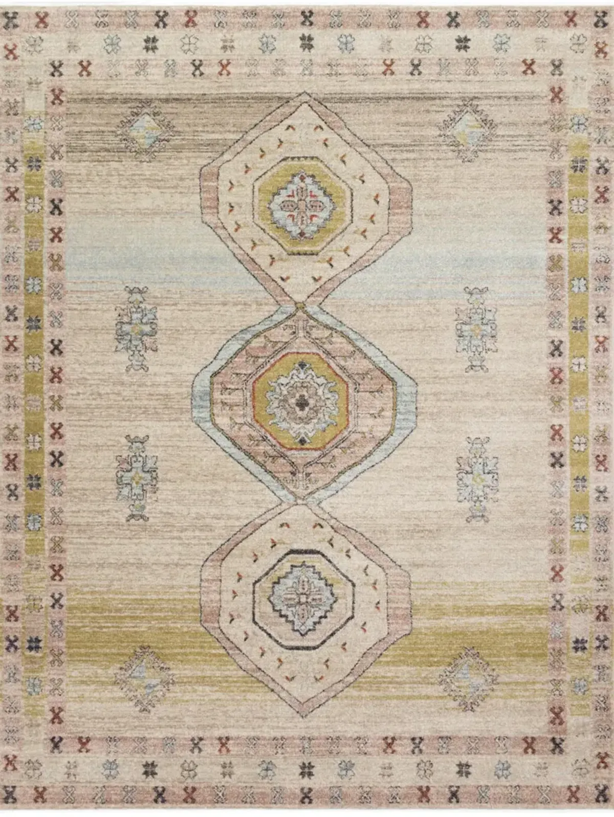 Magnolia Home Graham Antique Ivory Multi Area Rug - 2 3  x 4 0  